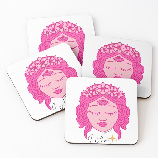 Item preview, I Am Divine Mantra Print designed and sold by elevated-aura.