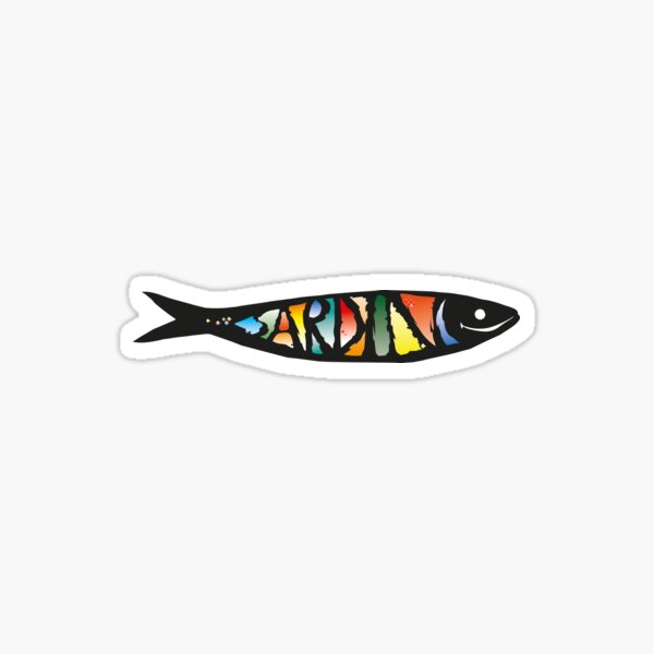 Sardine. Sticker
