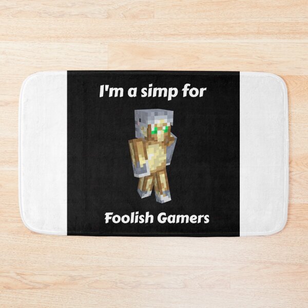 Item preview, I'm a simp for Foolish Gamers (Black Base) designed and sold by thecorvidking.
