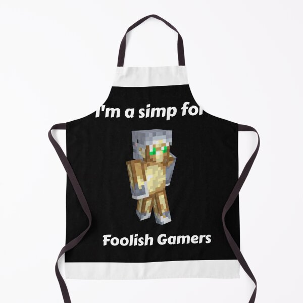 Item preview, I'm a simp for Foolish Gamers (Black Base) designed and sold by thecorvidking.