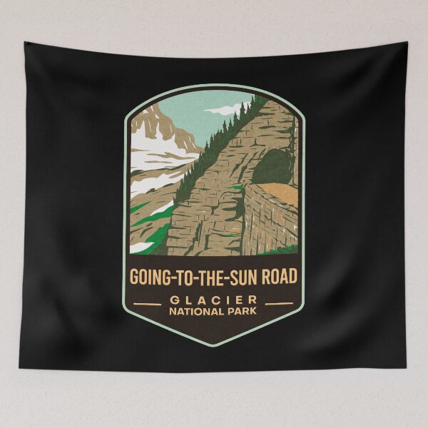 Item preview, Going-To-The-Sun Road Glacier National Park designed and sold by JordanHolmes.