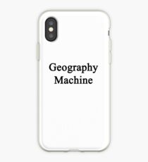 Geography Machine iPhone Case