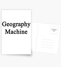 Geography Machine Postcards