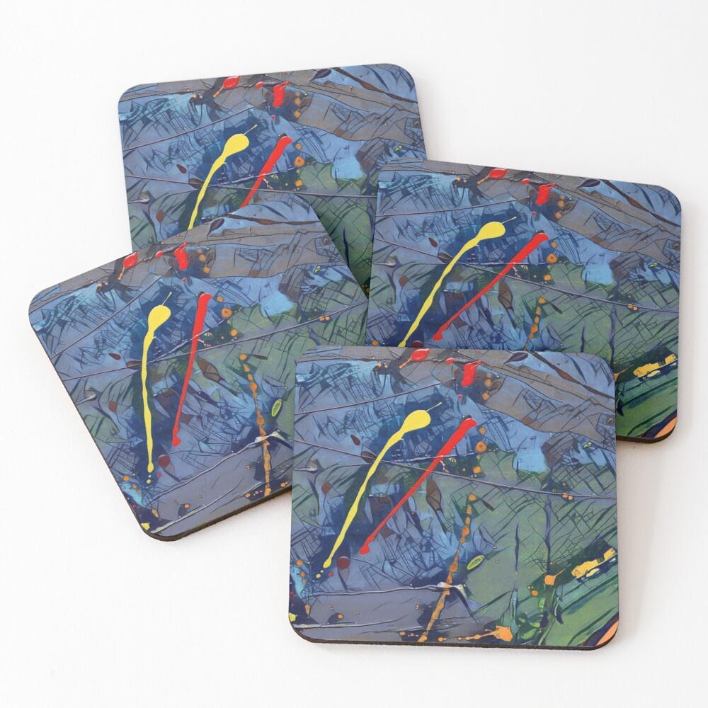 Item preview, Coasters (Set of 4) designed and sold by Rozanasarmanho.