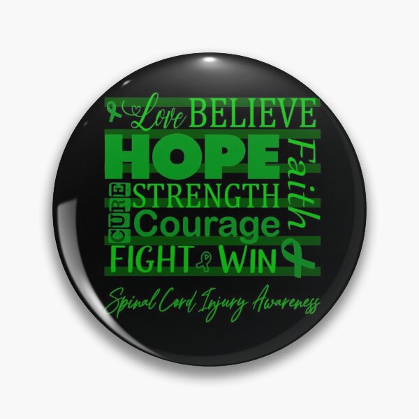 Item preview, Love Believe Hope Spinal Cord Injury Awareness designed and sold by largellie.