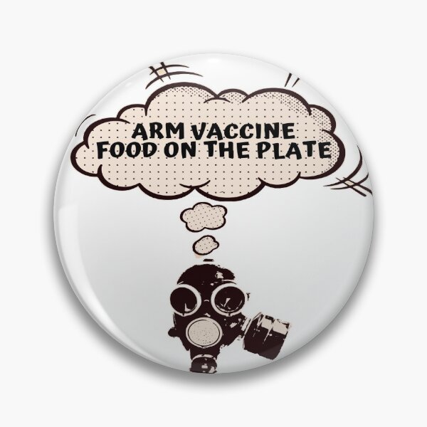Item preview, arm vaccine, food on the plate designed and sold by Aparecida Fernanda F.Lemas Santos.