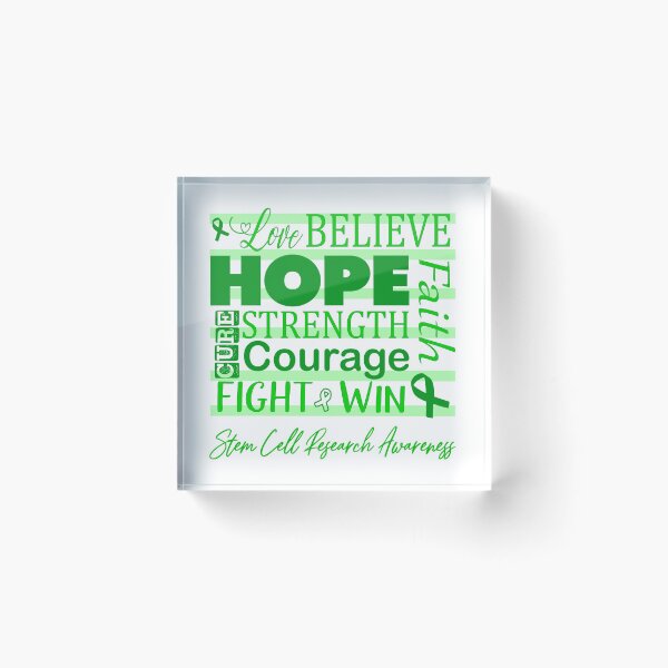Item preview, Love Believe Hope Stem Cell Research Awareness designed and sold by largellie.