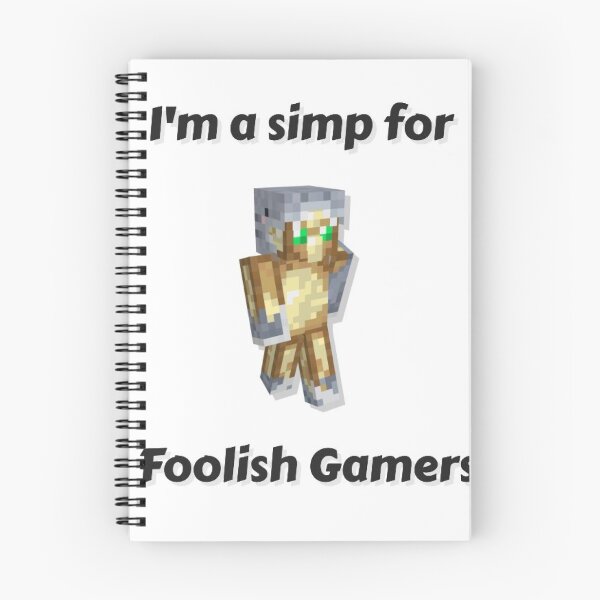 Item preview, I'm a simp for Foolish Gamers (White Base) designed and sold by thecorvidking.