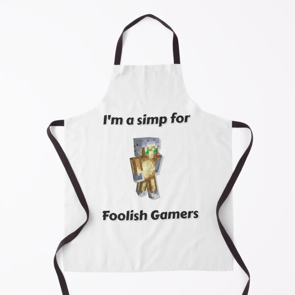 Item preview, I'm a simp for Foolish Gamers (White Base) designed and sold by thecorvidking.