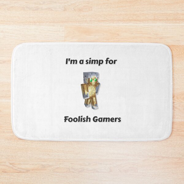 Item preview, I'm a simp for Foolish Gamers (White Base) designed and sold by thecorvidking.