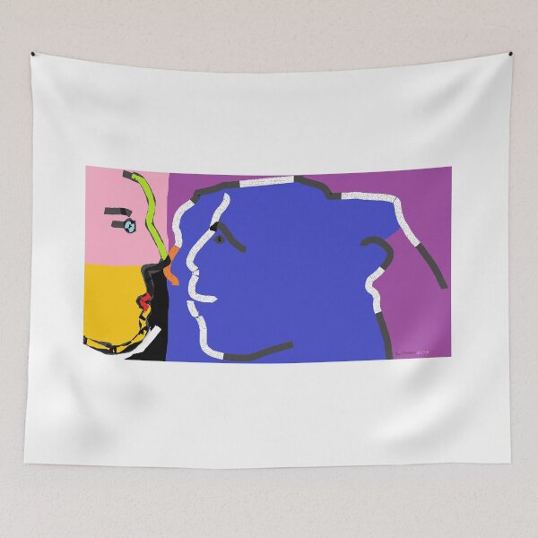 Item preview, Two heads -(270916)- Digital artwork: MS Paint/Mouse drawn designed and sold by paulramnora.