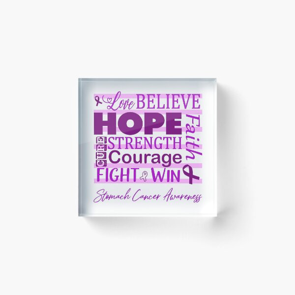 Item preview, Love Believe Hope Stomach Cancer Awareness designed and sold by largellie.