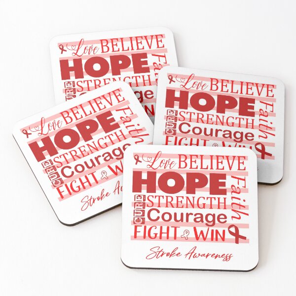 Item preview, Love Believe Hope Stroke Awareness designed and sold by largellie.