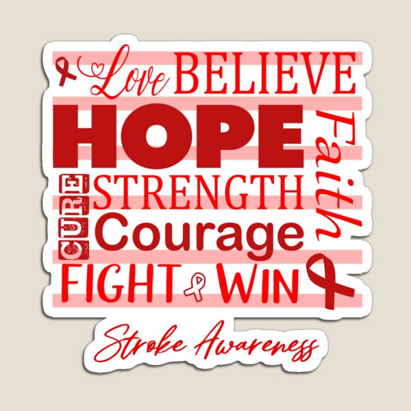 Item preview, Love Believe Hope Stroke Awareness designed and sold by largellie.