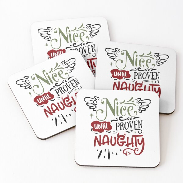 Item preview, Christmas Eve Merry Christmas Xmas- Nice Until Proven Naughty designed and sold by HDPrinting.