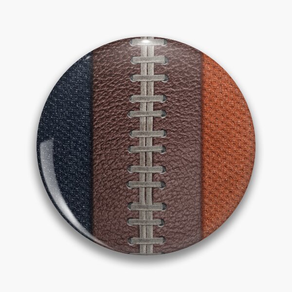 Artikelvorschau, Football Navy und Orange Team Spirit Patch entworfen und verkauft von Michele Engling.