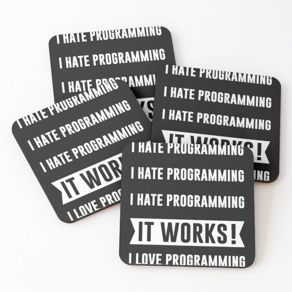 Item preview, Programmer It Works! I Love Programming designed and sold by StarcyWol.