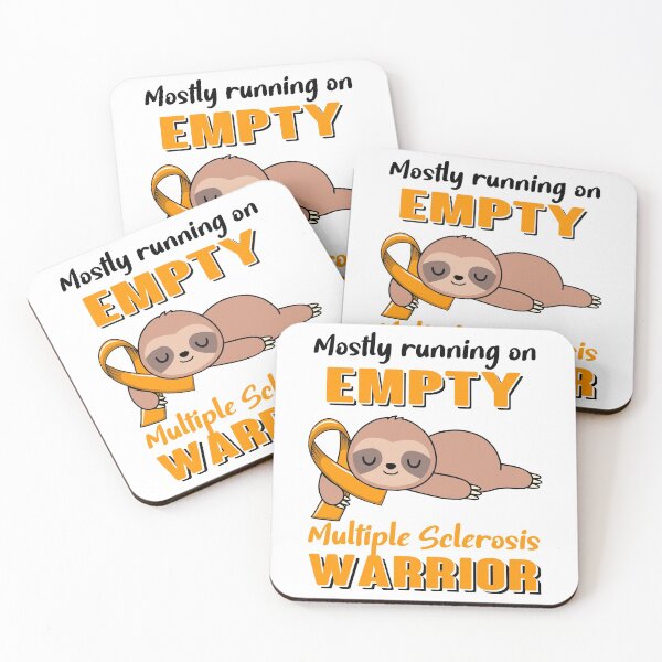 Item preview, Mostly Running On Empty Multiple Sclerosis Warrior designed and sold by Brad-FI.