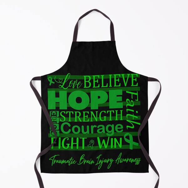 Item preview, Love Believe Hope Traumatic Brain Injury Awareness designed and sold by largellie.