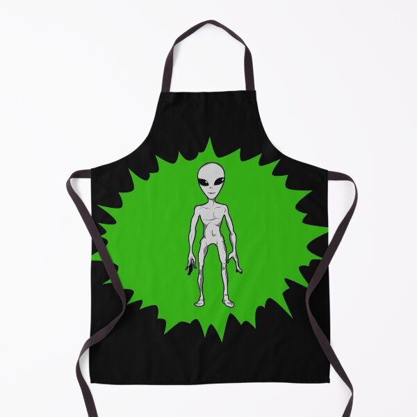 Item preview, Grey Alien Blast Green Plasma ET UFO CE5 designed and sold by AlasAHintStudio.