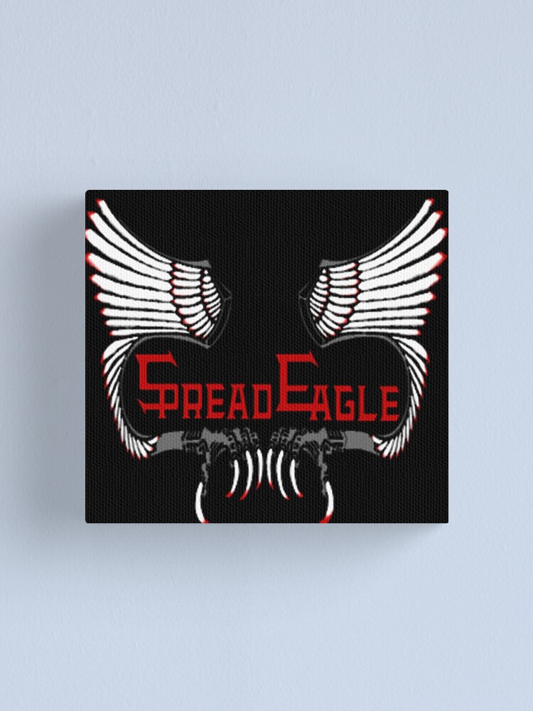 "The amazing logos album cover The SPREAD EAGLE rock band" Canvas Print