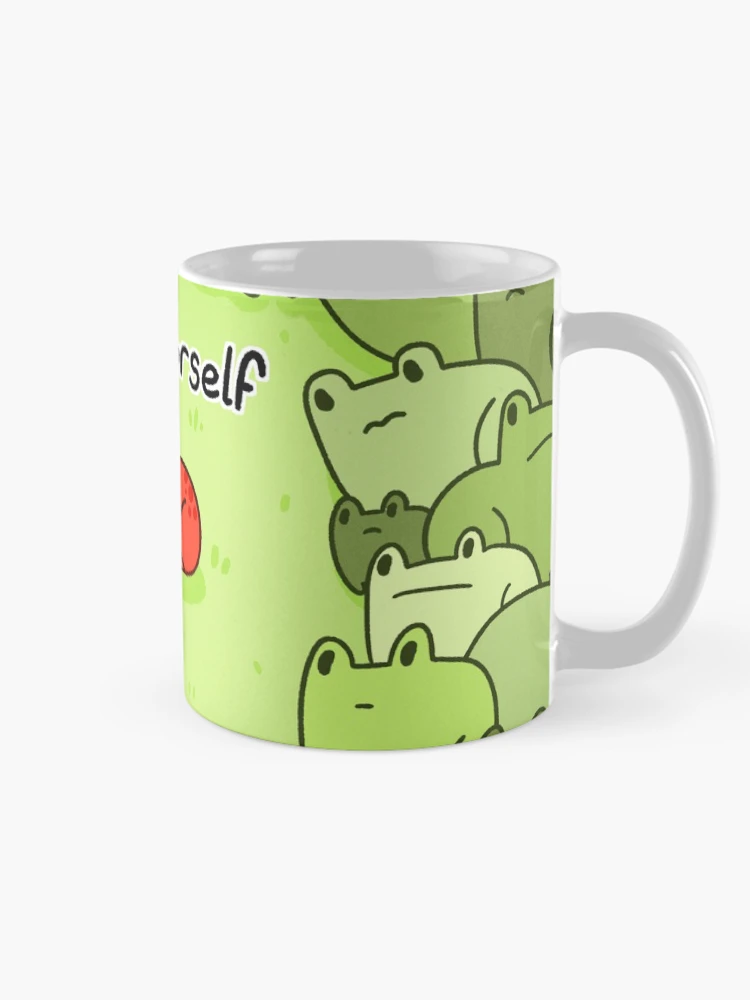 Thumbnail 3 of 6, Coffee Mug, Froggy Motivation  designed and sold by RaspberryMoon.