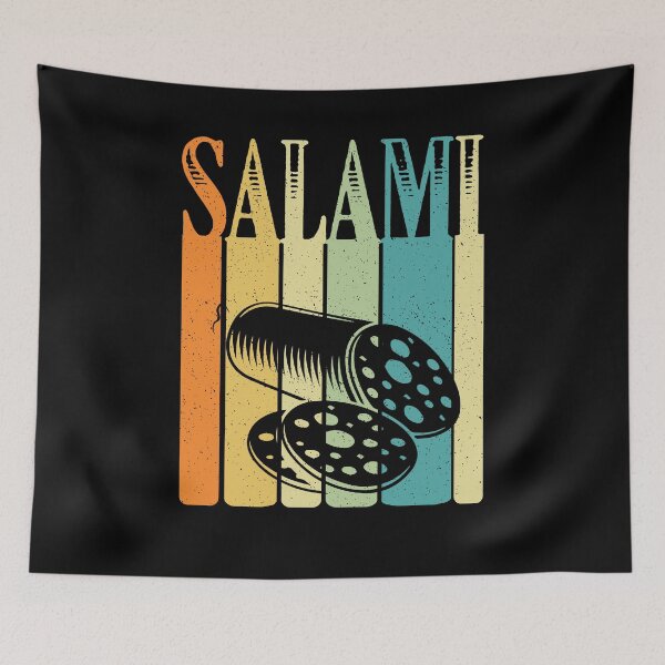 Item preview, Vintage Retro Style Salami Silhouette designed and sold by Dressed For  Duty.