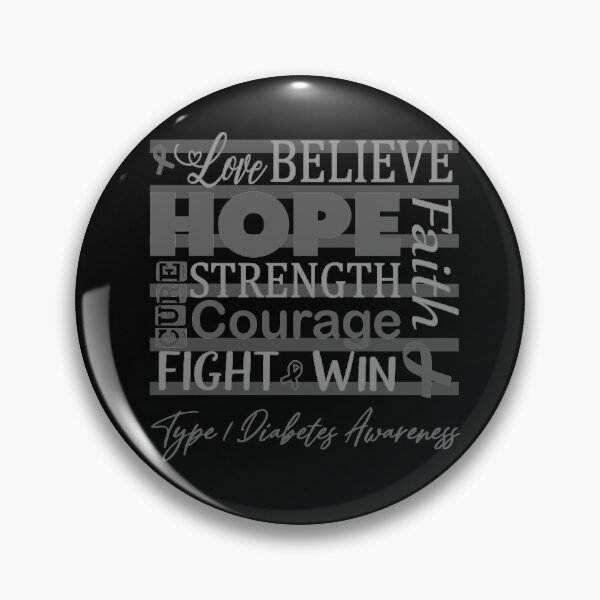 Item preview, Love Believe Hope Type 1 Diabetes Awareness designed and sold by largellie.