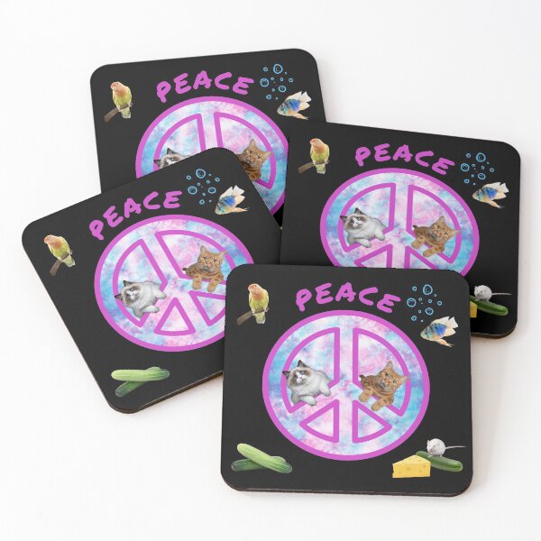 Item preview, Peace Cats designed and sold by Cosmic-Ferret.