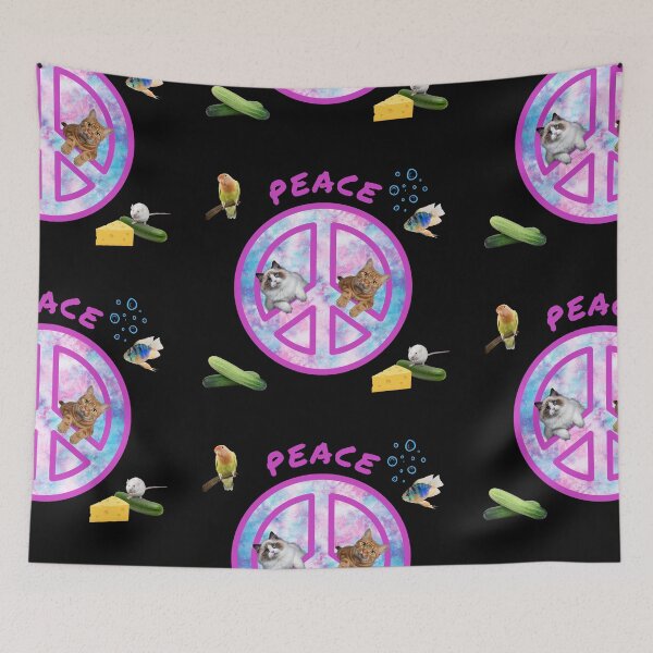 Item preview, Peace Cats designed and sold by Cosmic-Ferret.