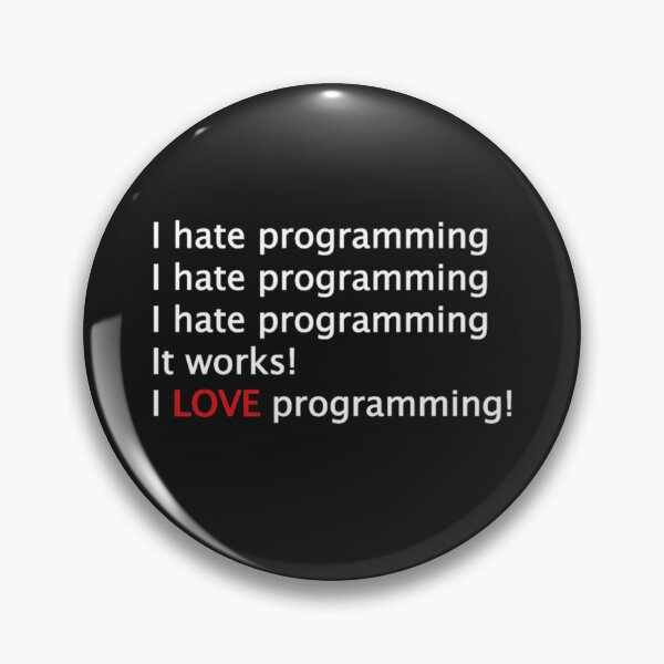 Item preview, Awesome It works I love programming designed and sold by StarcyWol.