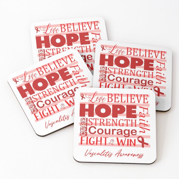 Item preview, Love Believe Hope Vasculitis Awareness designed and sold by largellie.