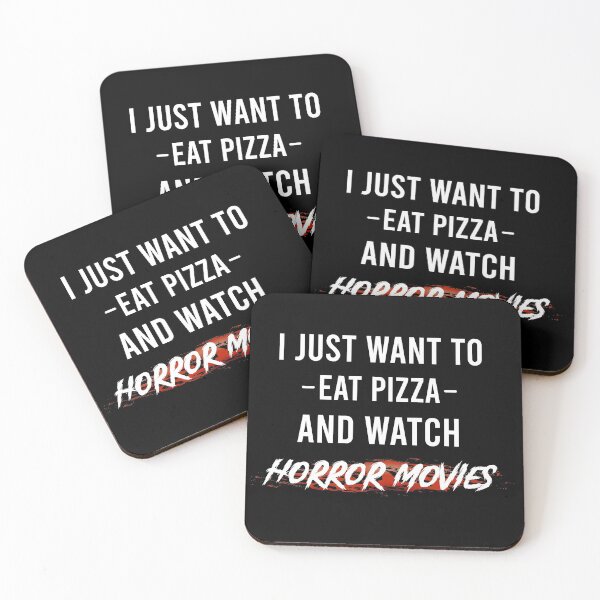 Item preview, I Just Want To Eat Pizza And Watch Horror Movies designed and sold by StarsPower.