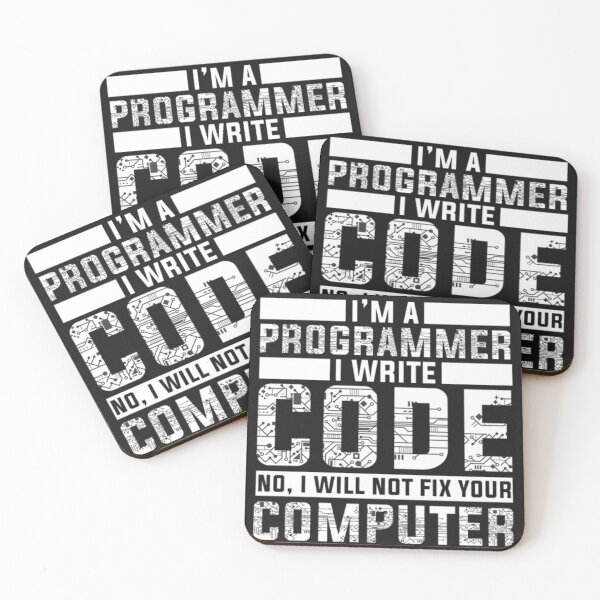 Item preview, Im A Programmer I Write Code designed and sold by StarcyWol.