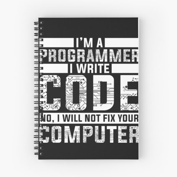 Item preview, Im A Programmer I Write Code designed and sold by StarcyWol.