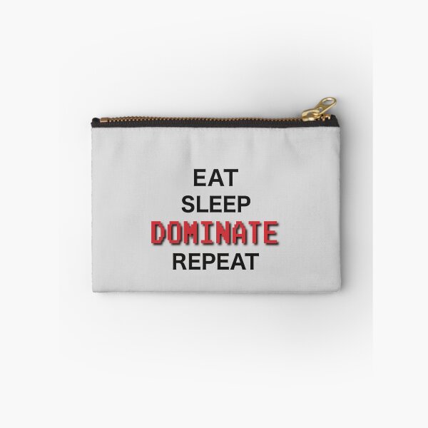Item preview, Eat Sleep Dominate Repeat - black letters designed and sold by FlorenciaBliss.