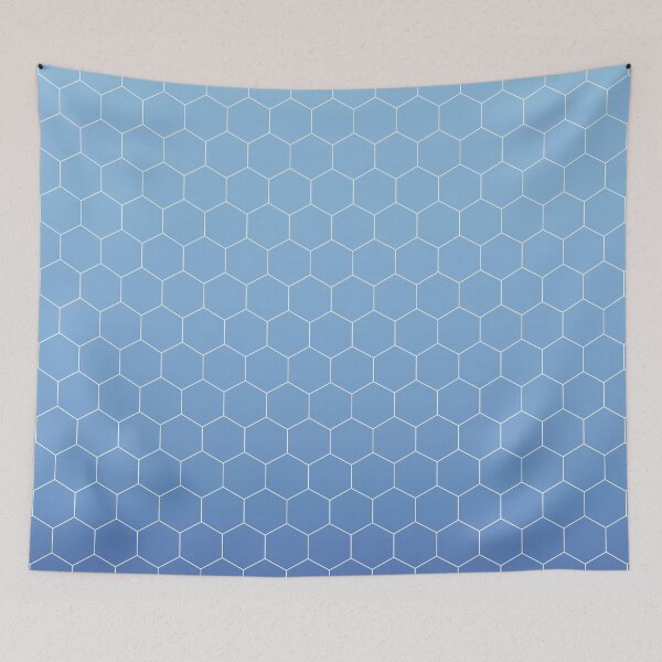 Item preview, Blue honeycomb designed and sold by ateliernab.