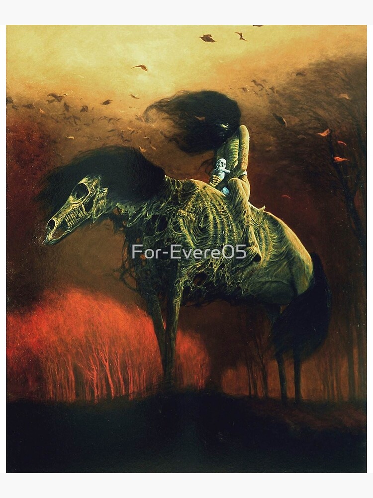 "Beksinski" Canvas Print for Sale by ForEvere05 Redbubble