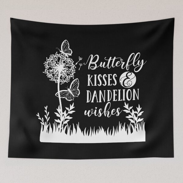 Item preview, Butterfly kisses and dandelion wishes designed and sold by pnkpopcorn.