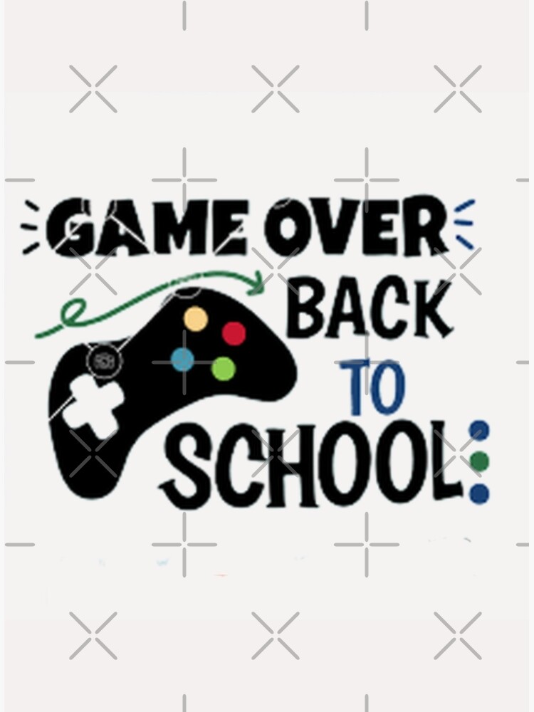 Game Over Back To School Cap Poster for Sale by shopghita45