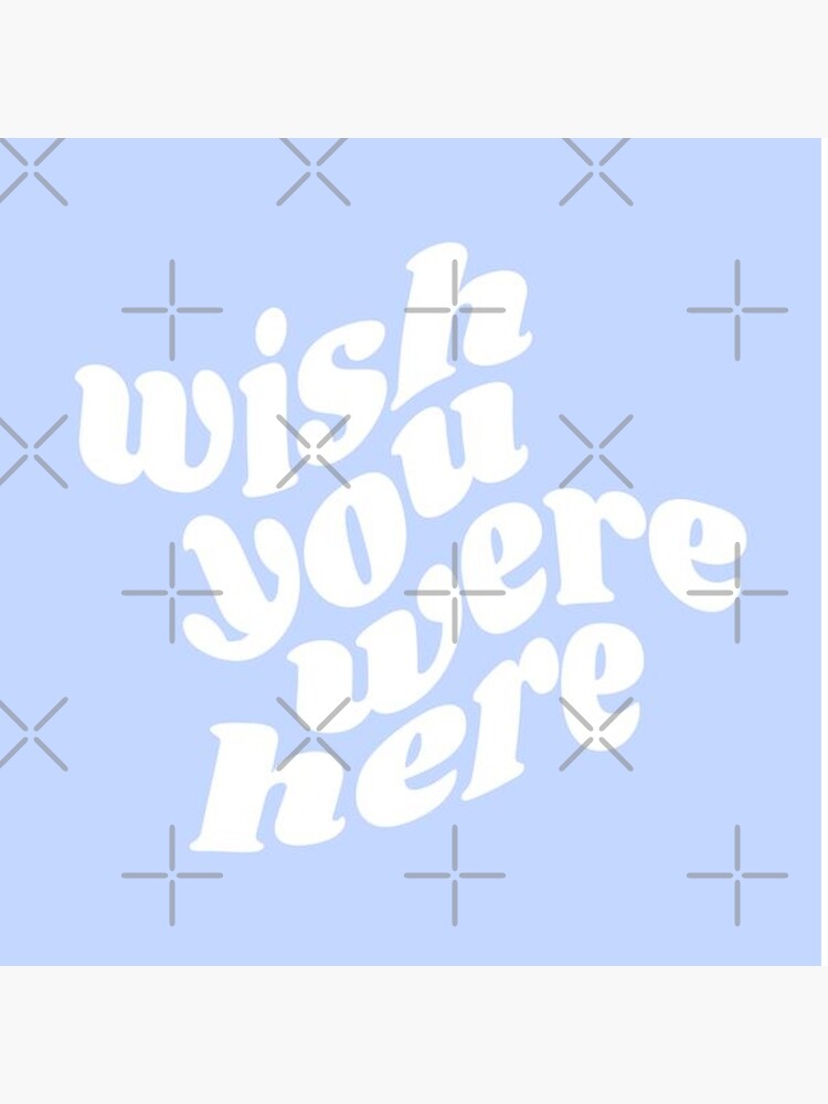 Wish You Were Here Aesthetic Soft Grunge Sad Eboy' Tote Bag