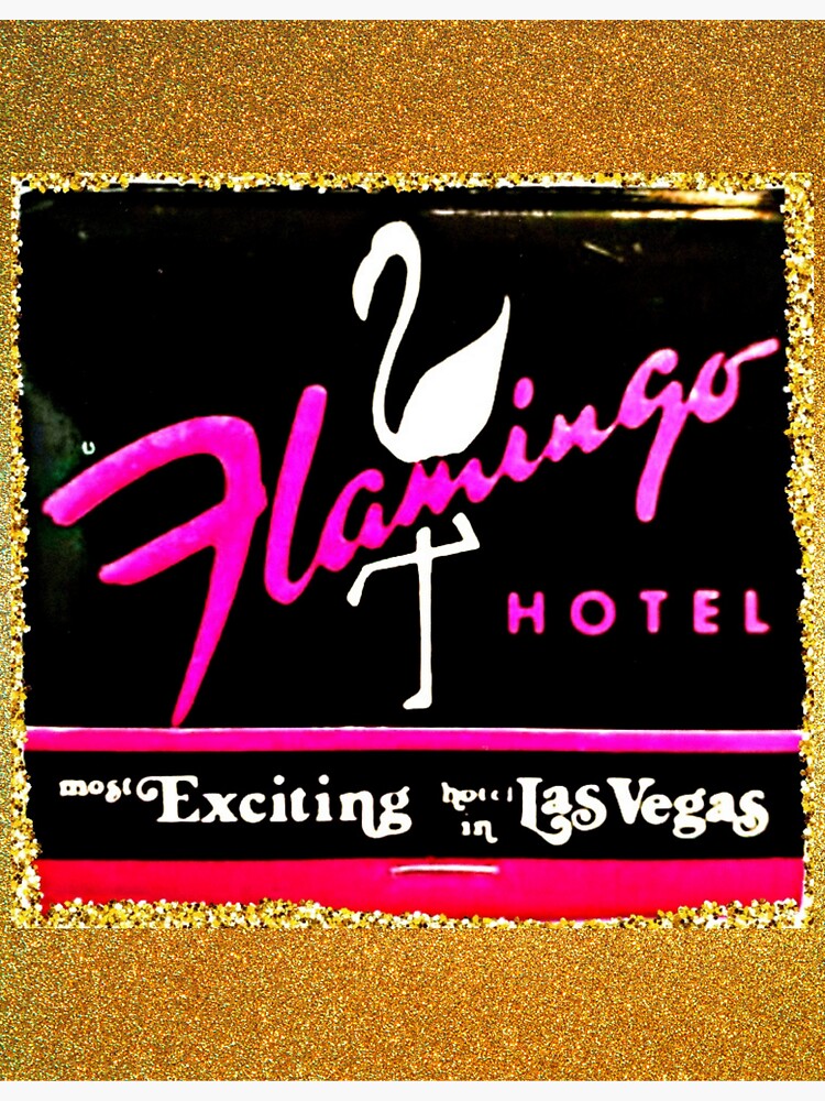 "Flamingo Hotel Las Vegas Vintage Match Design" Sticker for Sale by