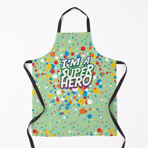 Item preview, Polka dot man, I'm a superhero, pastel tea green color designed and sold by yashik.
