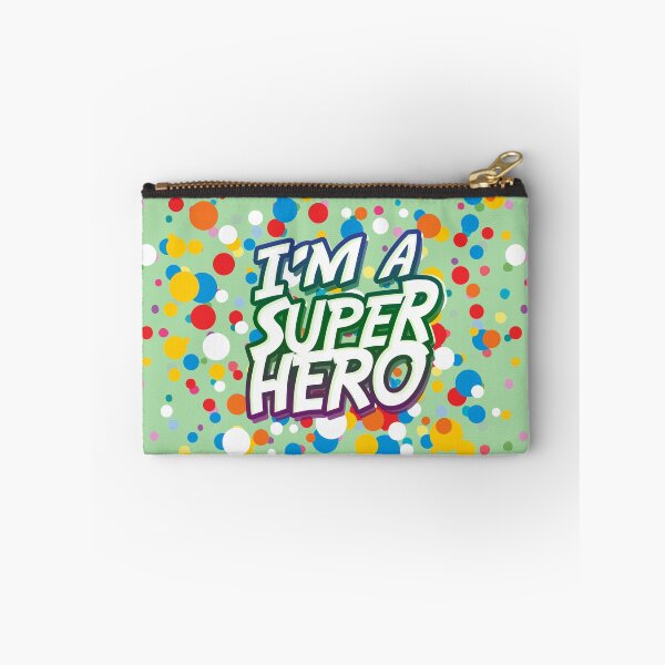 Item preview, Polka dot man, I'm a superhero, pastel tea green color designed and sold by yashik.