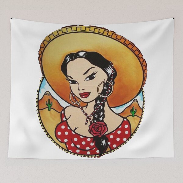 Item preview, Beautiful Mexican Girl Tex Mex  designed and sold by TALAT-SHOPS.