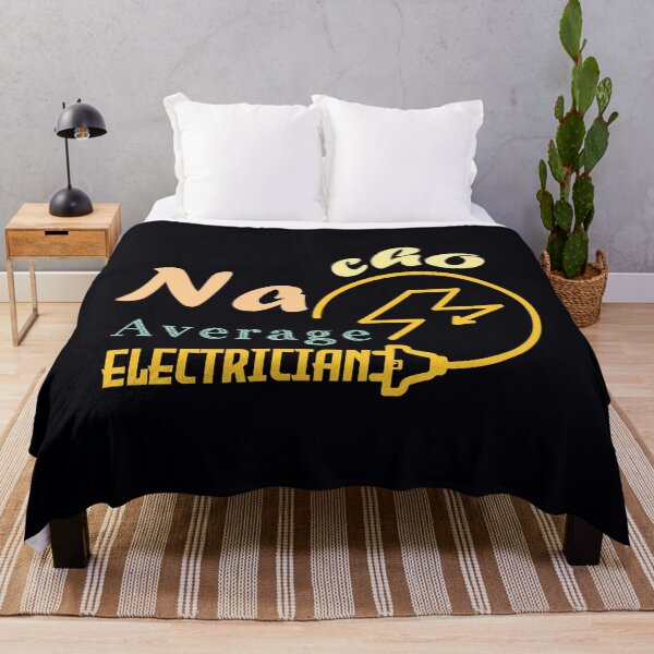 Item preview, Funny Nacho Average Electrician - Funny Vintage Qoutes saying designed and sold by FELTA.
