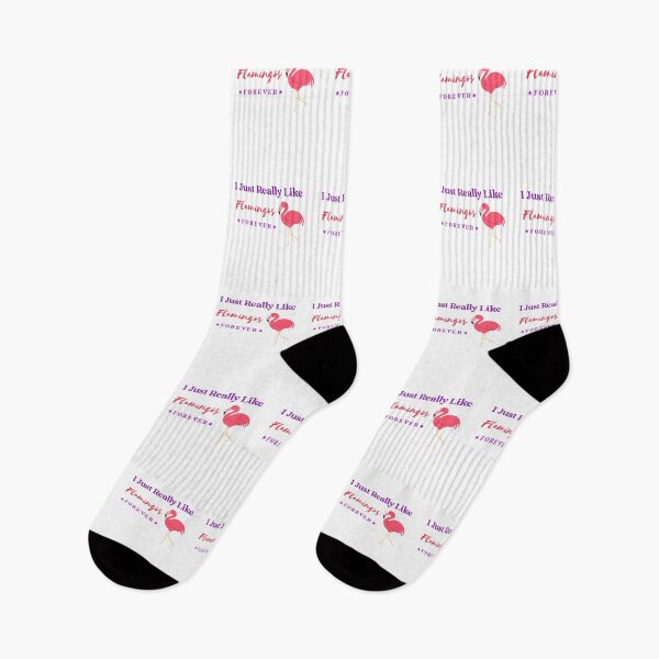 Item preview, I Just Really Like Flamingos designed and sold by ThinkAndReflect.