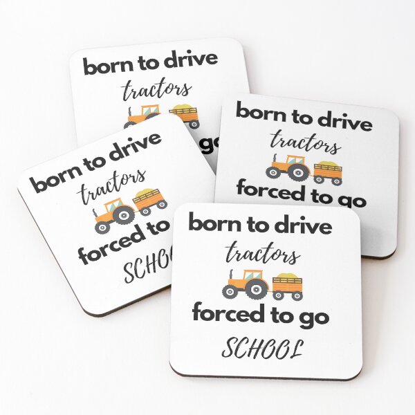 Item preview, born to drive tractors forced to go to school tshirt, school tshirt, drive tractors tshirt, awesome gift tshirt designed and sold by Unique styl  DeSigNe.