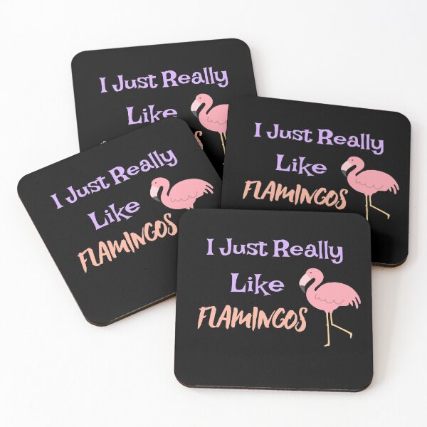 Item preview, Copy of I Just Really Like Flamingos designed and sold by ThinkAndReflect.
