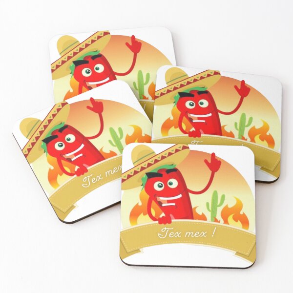 Item preview, Tex Mex with a chili saying hi designed and sold by TALAT-SHOPS.